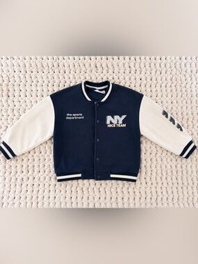 ZARA Kids Varsity Bomber Jacket | Size 6Y / 116 cm | Excellent Condition